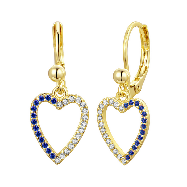 3EW4863 DLUX GP CZ HEART DESIGN
