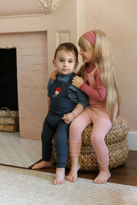 ELYS & CO AUTUMN KIDS OVERALL + MOCKNECK SET