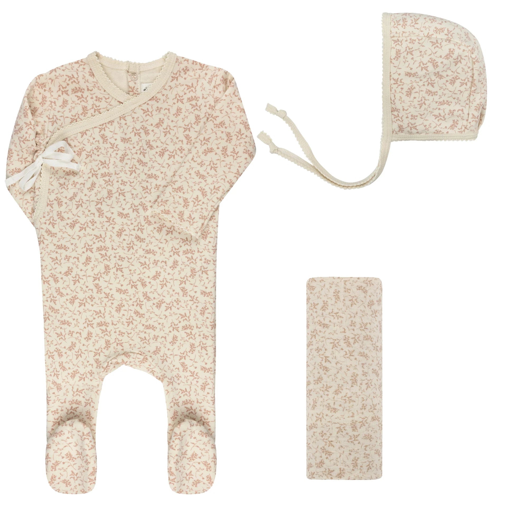ELYS & CO VINE FOOTIE 3PC SET