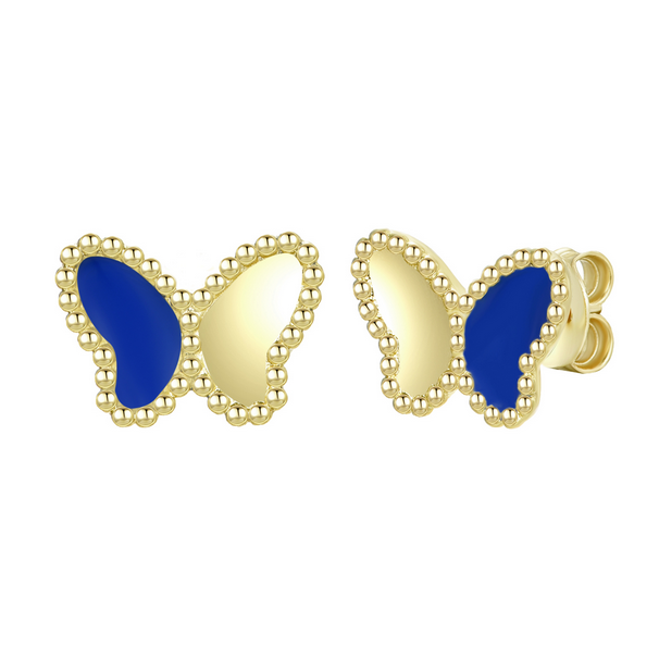 3EPS4854 DLUX GP SRS BUTTERFLY SB EARRINGS