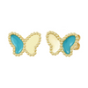 3EPS4854 DLUX GP SRS BUTTERFLY SB EARRINGS