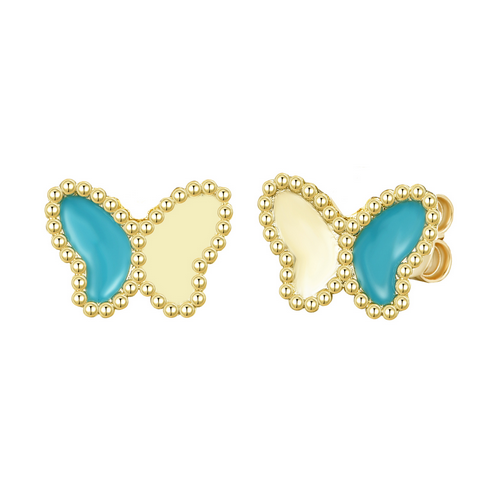 3EPS4854 DLUX GP SRS BUTTERFLY SB EARRINGS