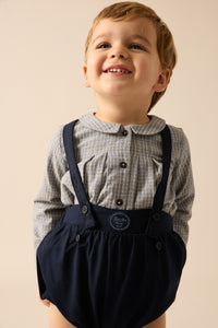 ANALOGIE PLAID EDITION BOYS ROMPER