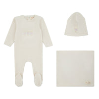 336B BONDOUX BUNNY FOOTIE 3PC SET