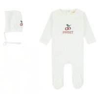 307 BONDOUX CHERRY FOOTIE + BEANIE