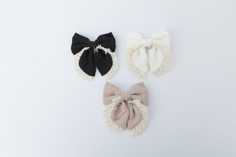 527SM DAZZLE SMALL BOW W FRINGE