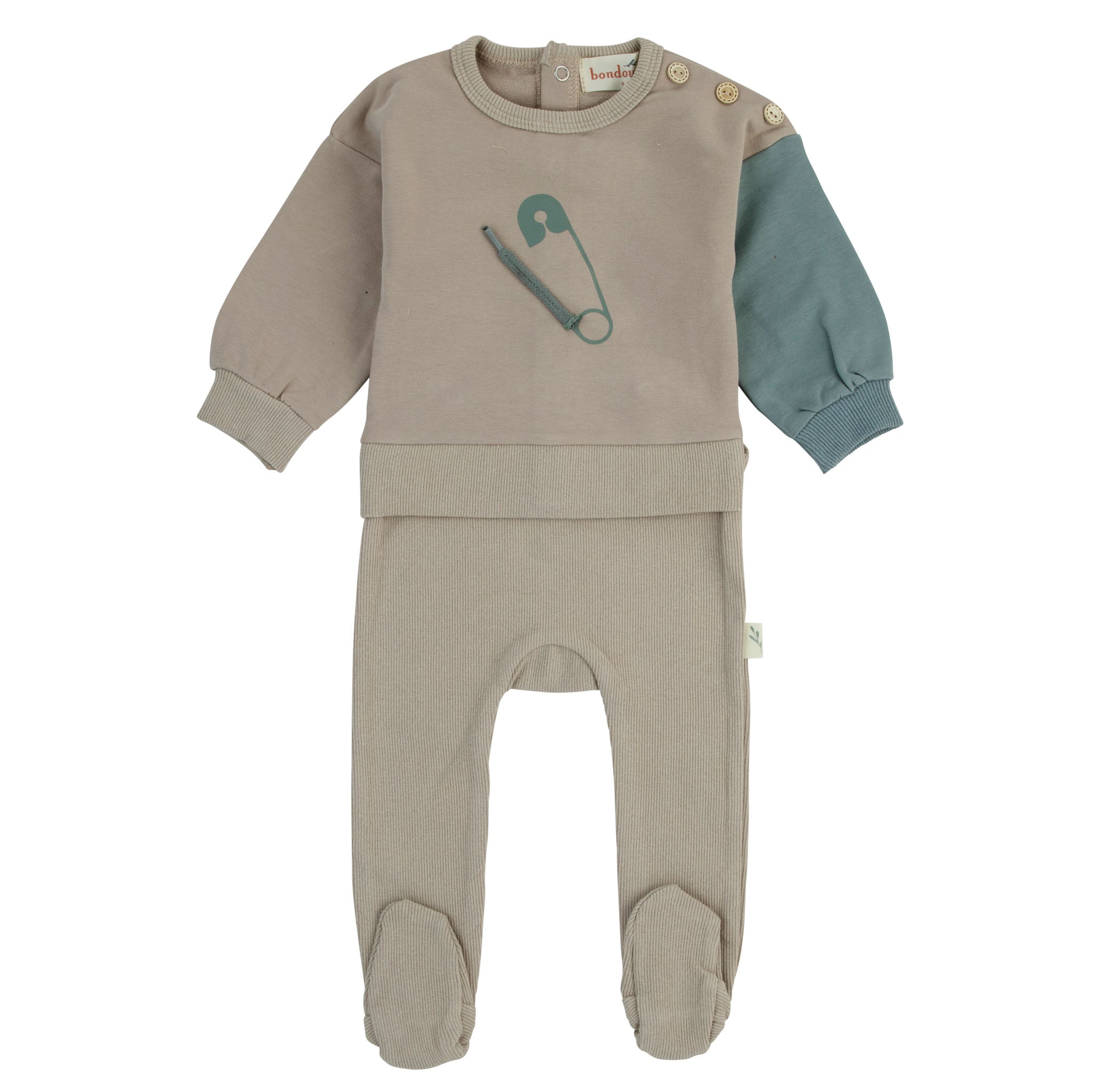 432B BONDOUX SAFETY PIN FOOTIE