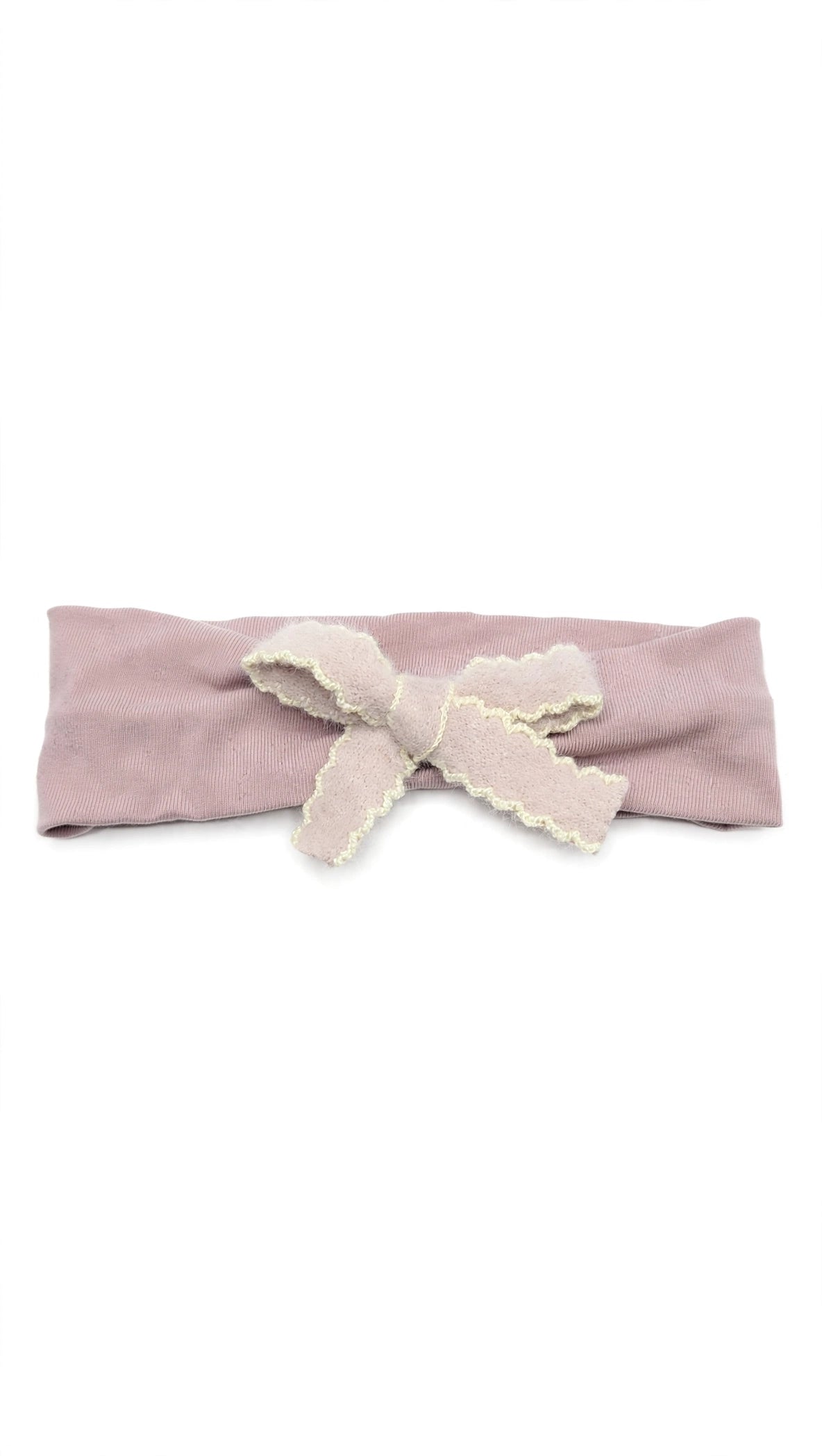 6206BAND DAZZLE KNIT SCALLOPED BABY BAND