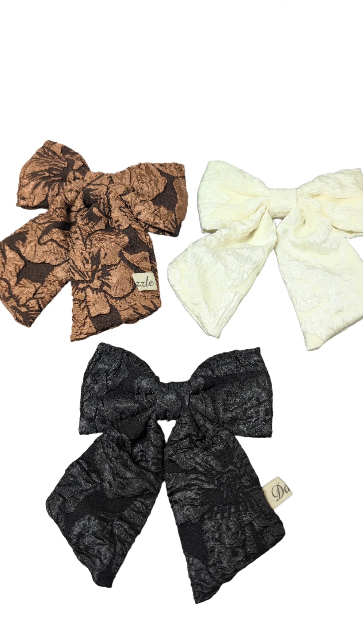 6208MED DAZZLE TWO TONE MEDIUM CLIP