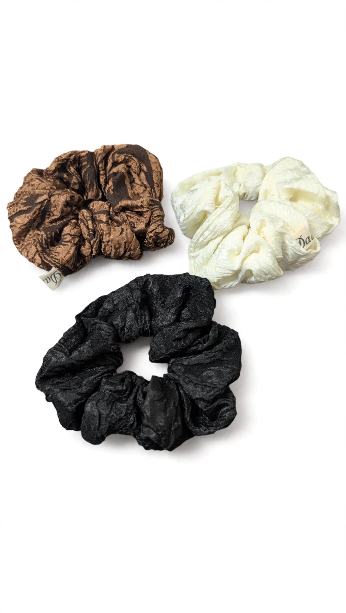 6208SC DAZZLE TWO TONE SCRUNCHY