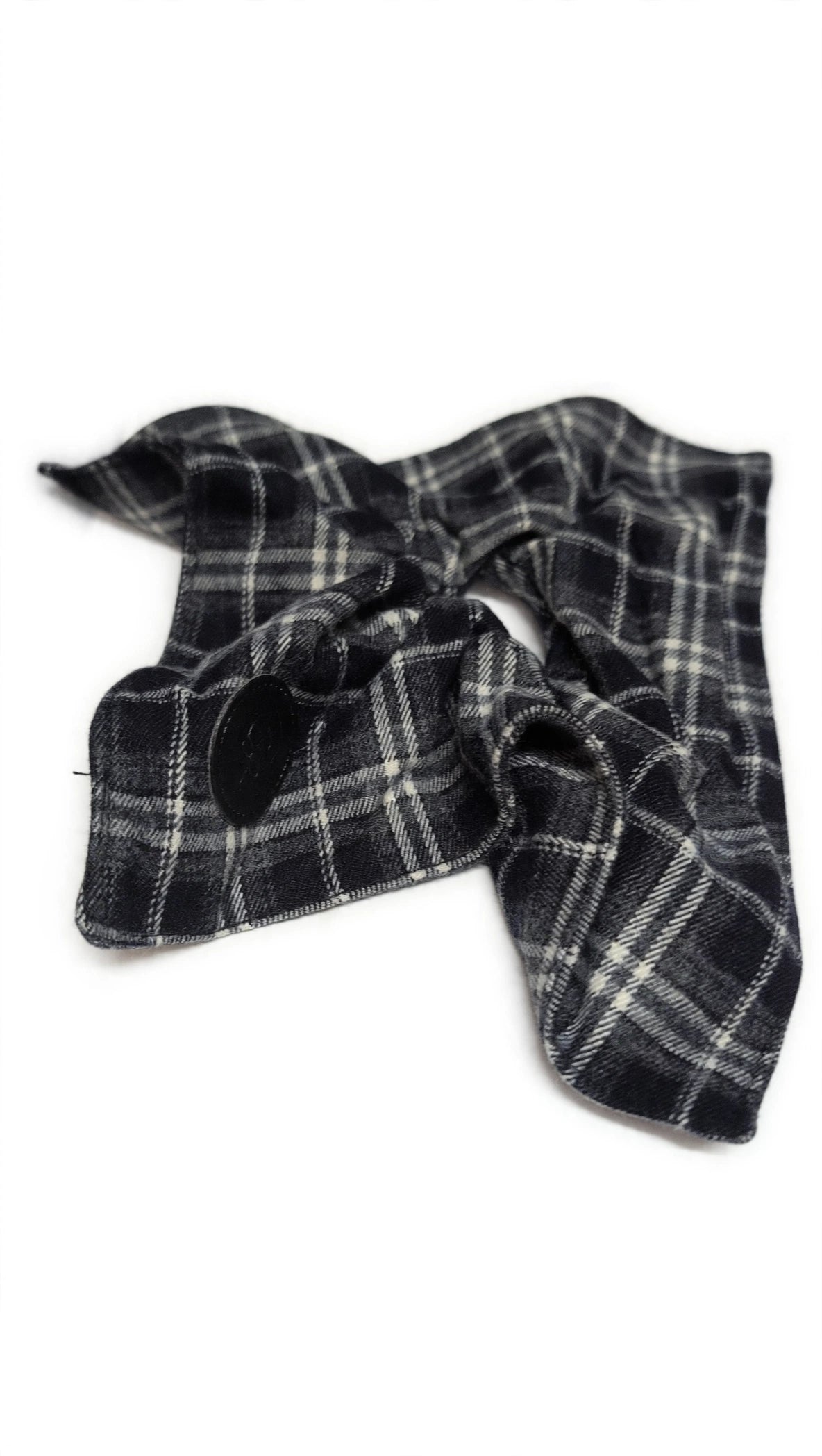 6218SS DAZZLE PLAID SQUARE SCRUNCHY