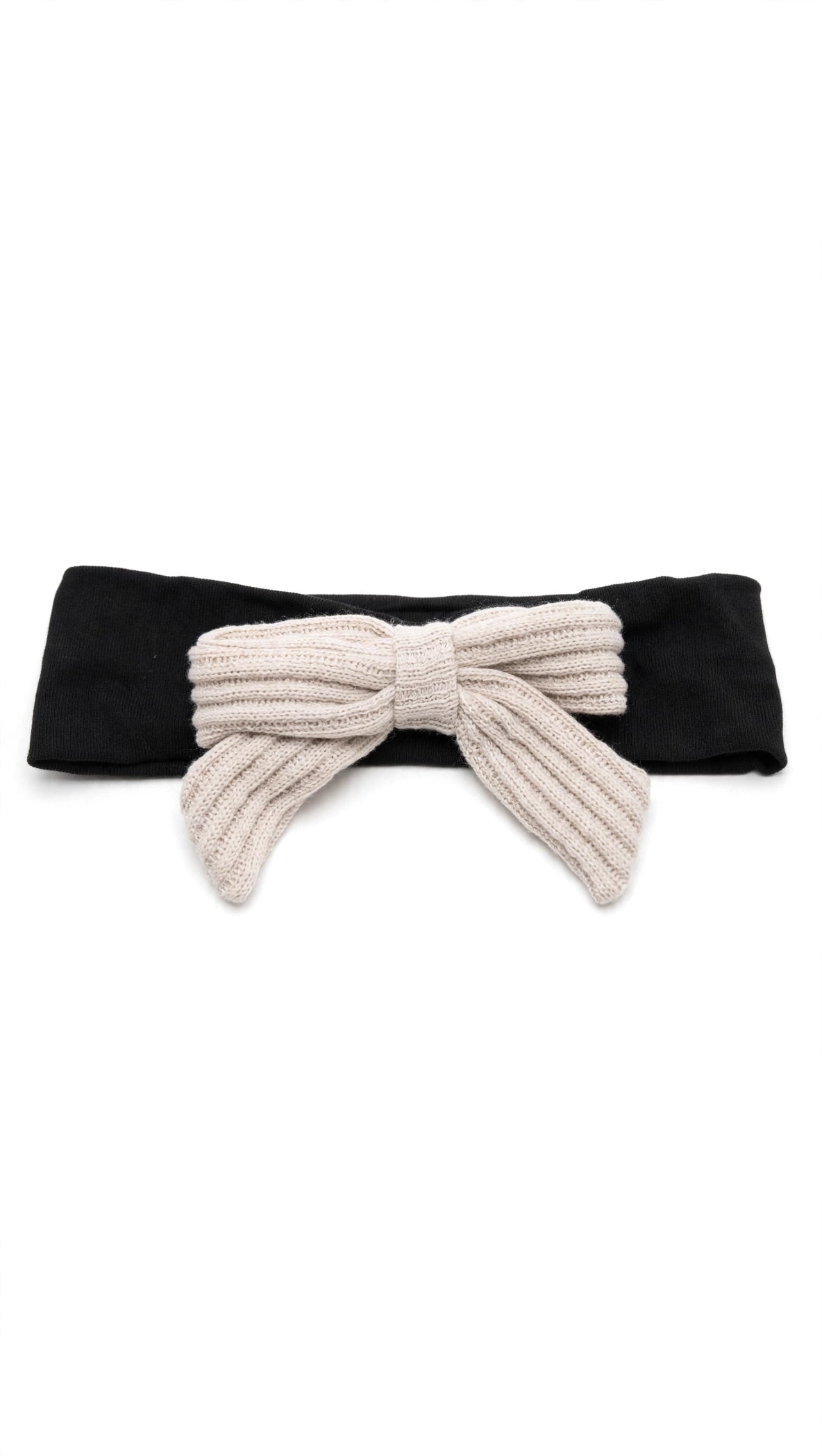 6220BAND DAZZLE RIB KNIT BOW BAND