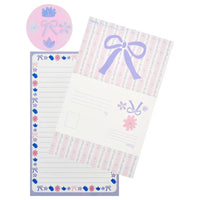760-1378 ISCREAM FLORAL STRIPE FOLDOVER CARDS