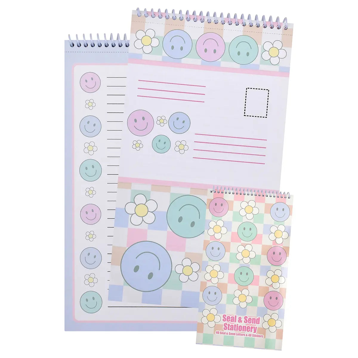 760-1384 ISCREAM SMILE FLOWER SEAL & SEND STATIONARY
