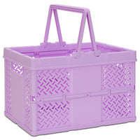 775-106 iscream large lavander foldable storage crate