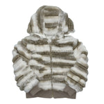 7960 ZALOO SPACE DYE FUR JACKET