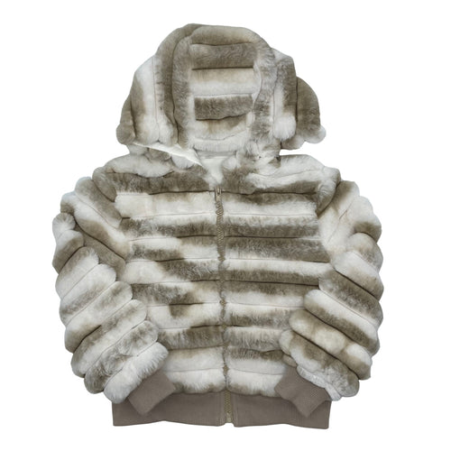 7960 ZALOO SPACE DYE FUR JACKET