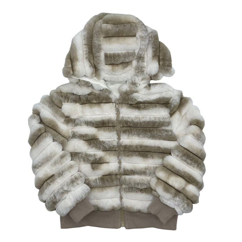 7960 ZALOO SPACE DYE FUR JACKET