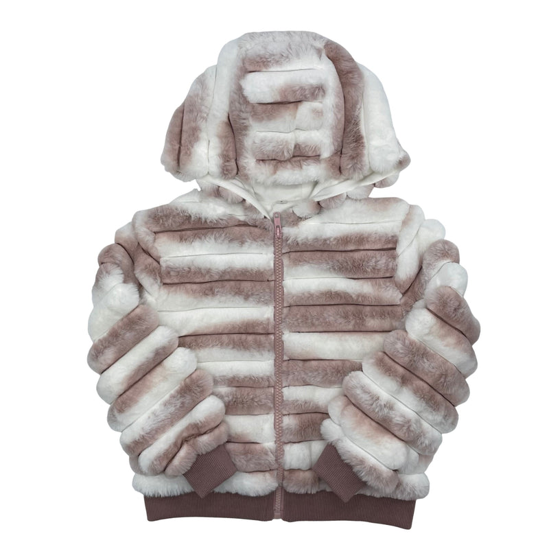 7960 ZALOO SPACE DYE FUR JACKET