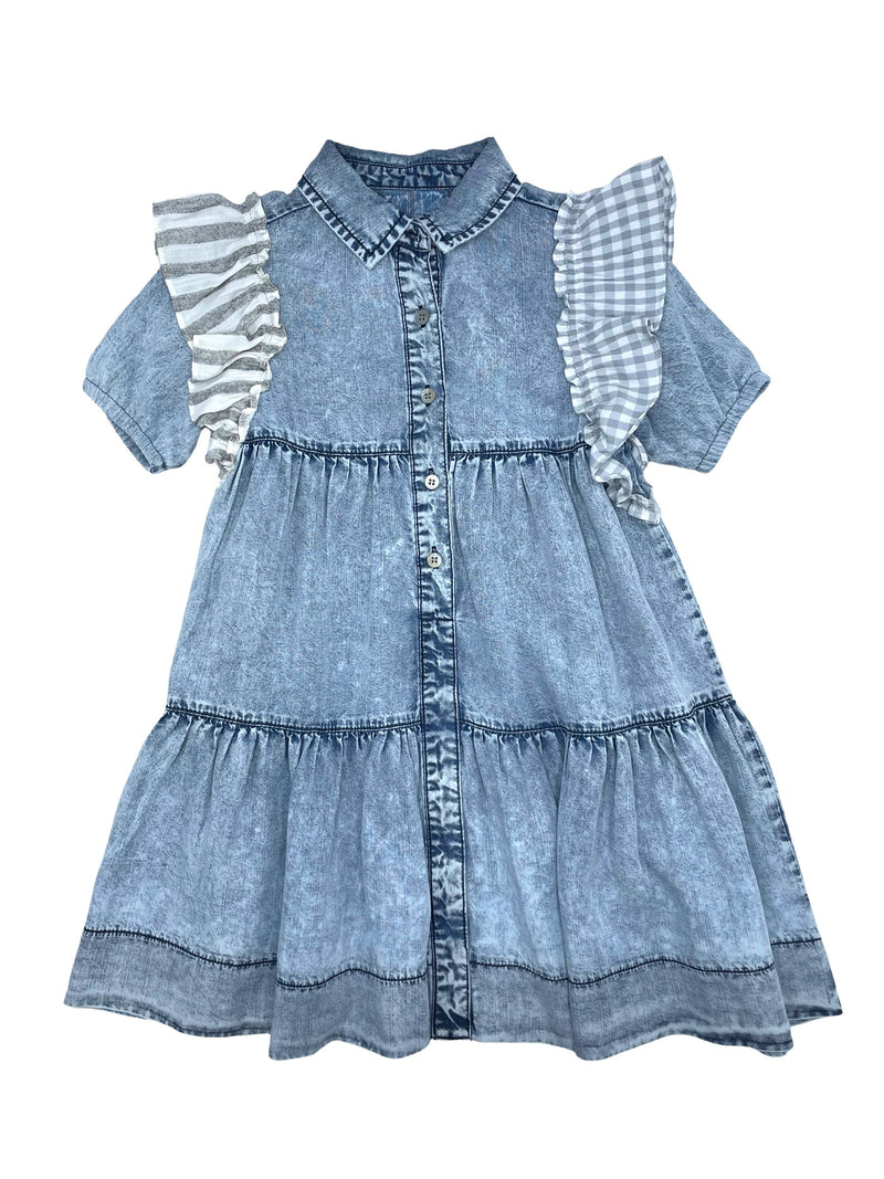 8465-A SMILE EVERYDAY WINGS SHIRT DRESS