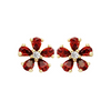 8EPS257 DLUX GP SS SB FLOWER EARRINGS