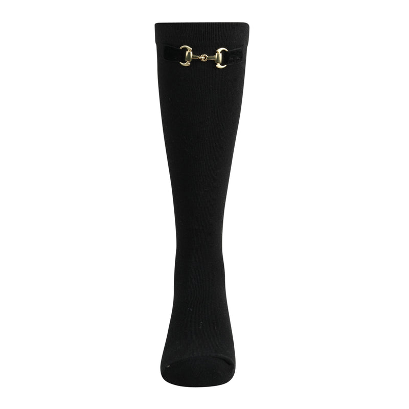 911 ZUBII GOLD BUCKLE KNEE SOCK