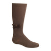 914 ZUBII CLASSIC VELVET BOW KNEE SOCK
