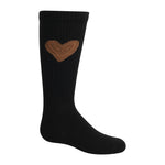 928 ZUBII RAISED HEART KNEE SOCK