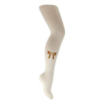 933 ZUBII SUEDE BOW TIGHTS