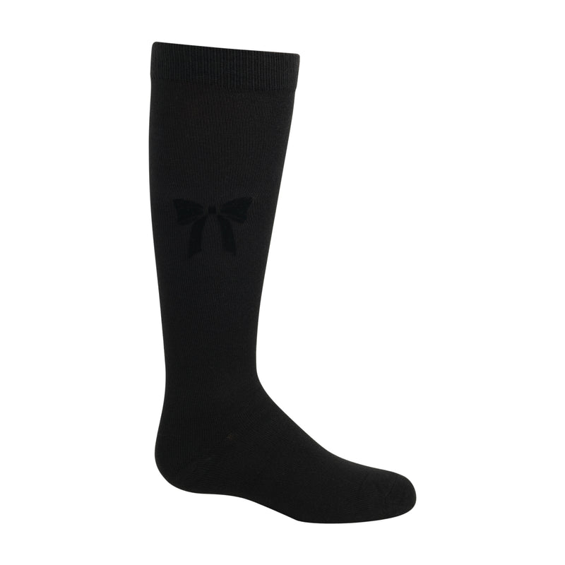 934 ZUBII SUEDE BOW KNEE SOCK