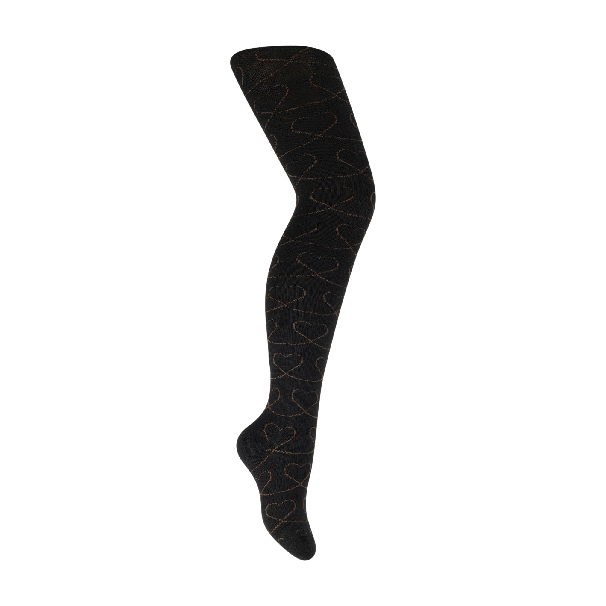 937 ZUBII DOODLE HEART TIGHTS