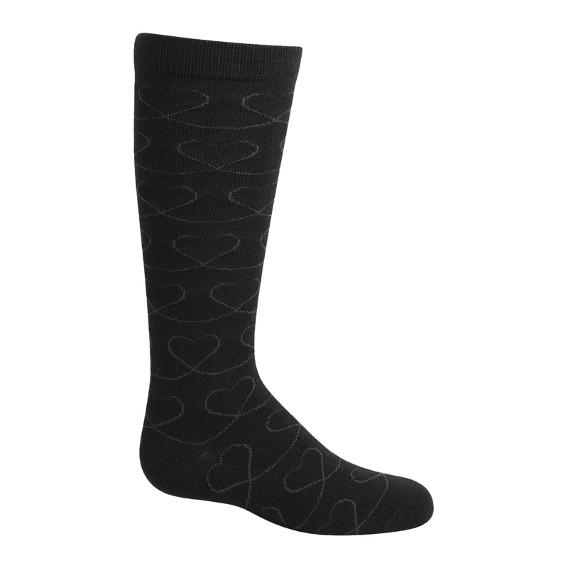 938 ZUBII DOODLE HEART KNEE SOCK