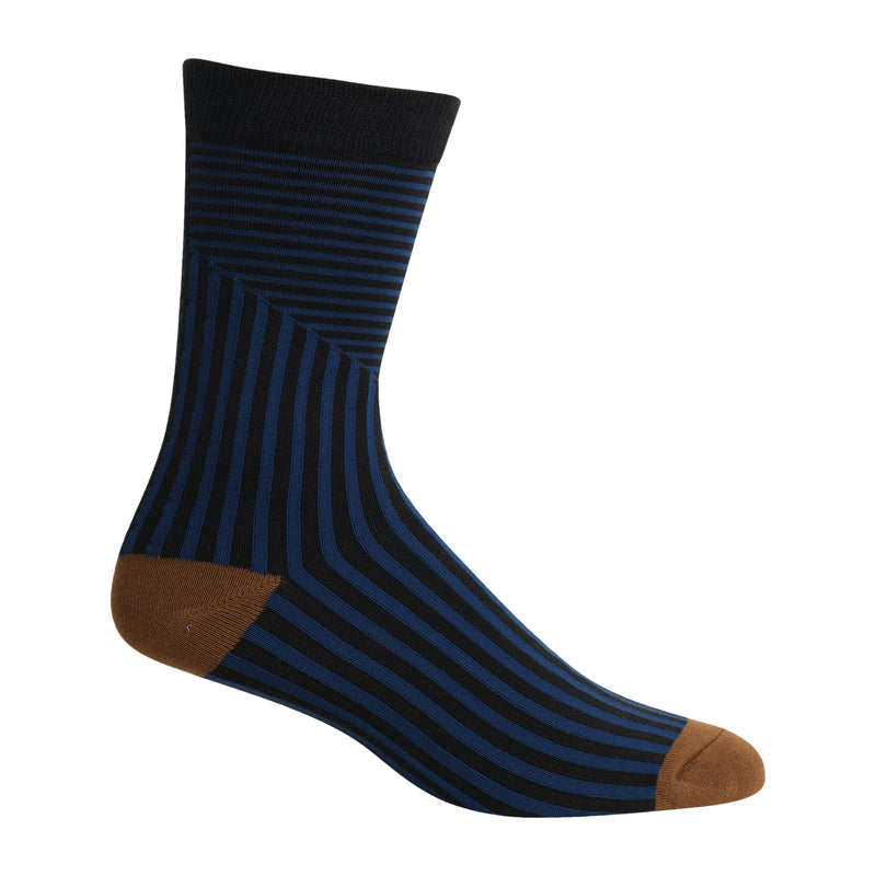 962 ZUBII MENS STRIPED PATTERN SOCK