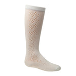 994 ZUBII DIAMOND POINTELLE KNEE SOCK