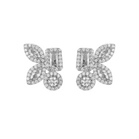 9EP650 DLUX GP SS ASSORTED SHAPE STONES EARRINGS