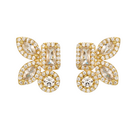 9EP650 DLUX GP SS ASSORTED SHAPE STONES EARRINGS