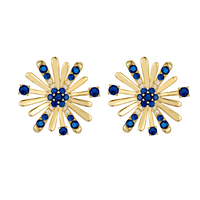9EP687 DLUX GP SS STARBURST STUD EARRING