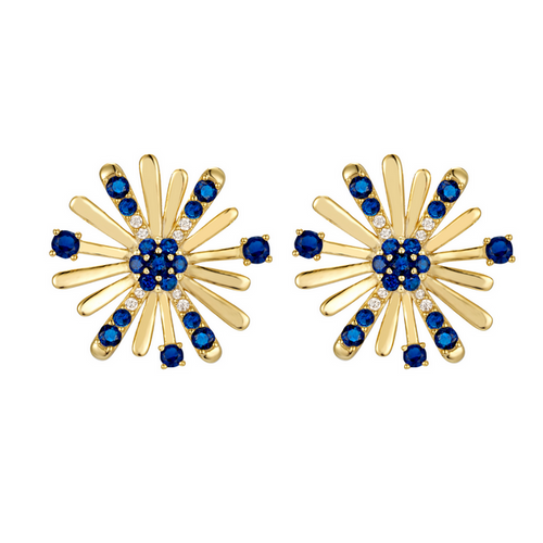 9EP687 DLUX GP SS STARBURST STUD EARRING