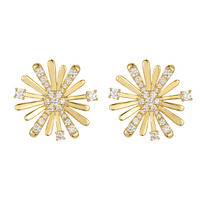 9EP687 DLUX GP SS STARBURST STUD EARRING