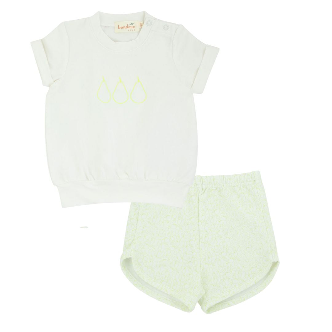 258TP BONDOUX FRUIT PRINT 2PC SET