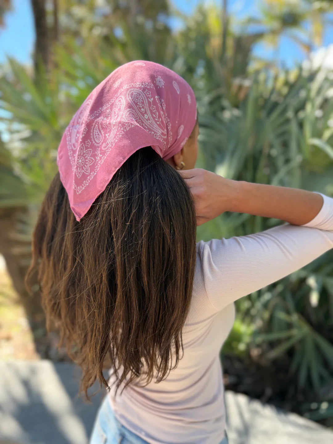 SCARF BAR PAISLEY BANDANA