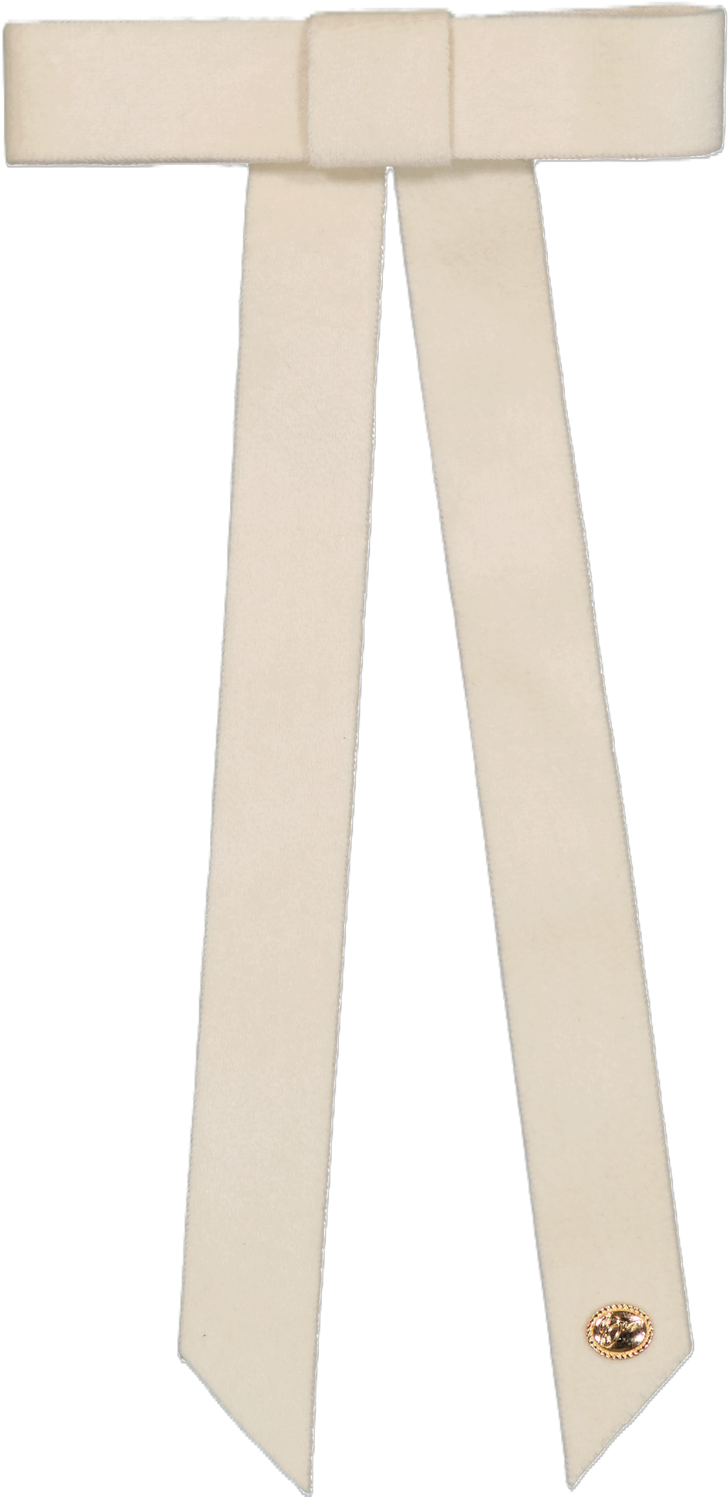 AL4440 DACEE VELVET TUXEDO BOW LARGE CLIP