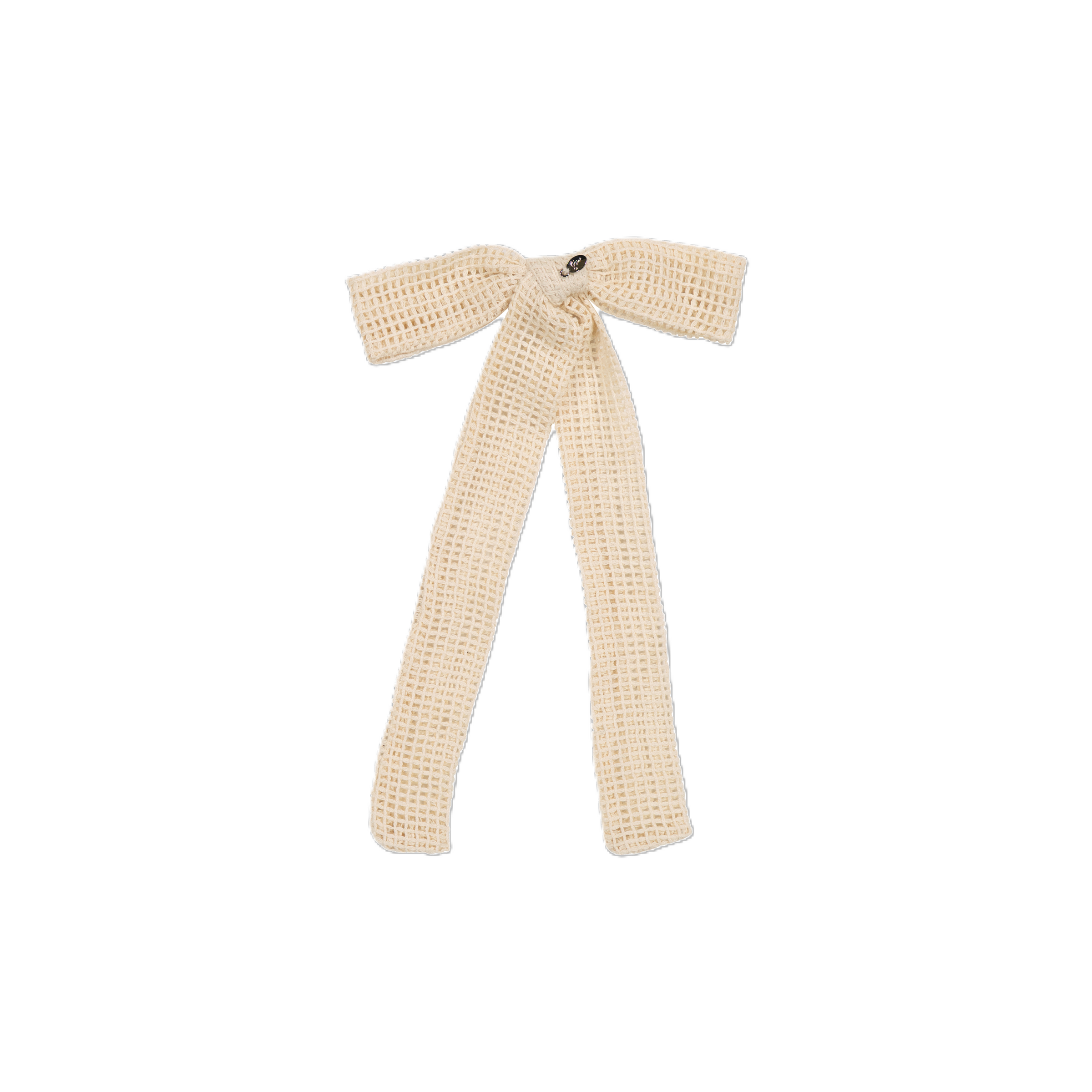 AL4460 DACEE WINTER MESH BOW LARGE CLIP