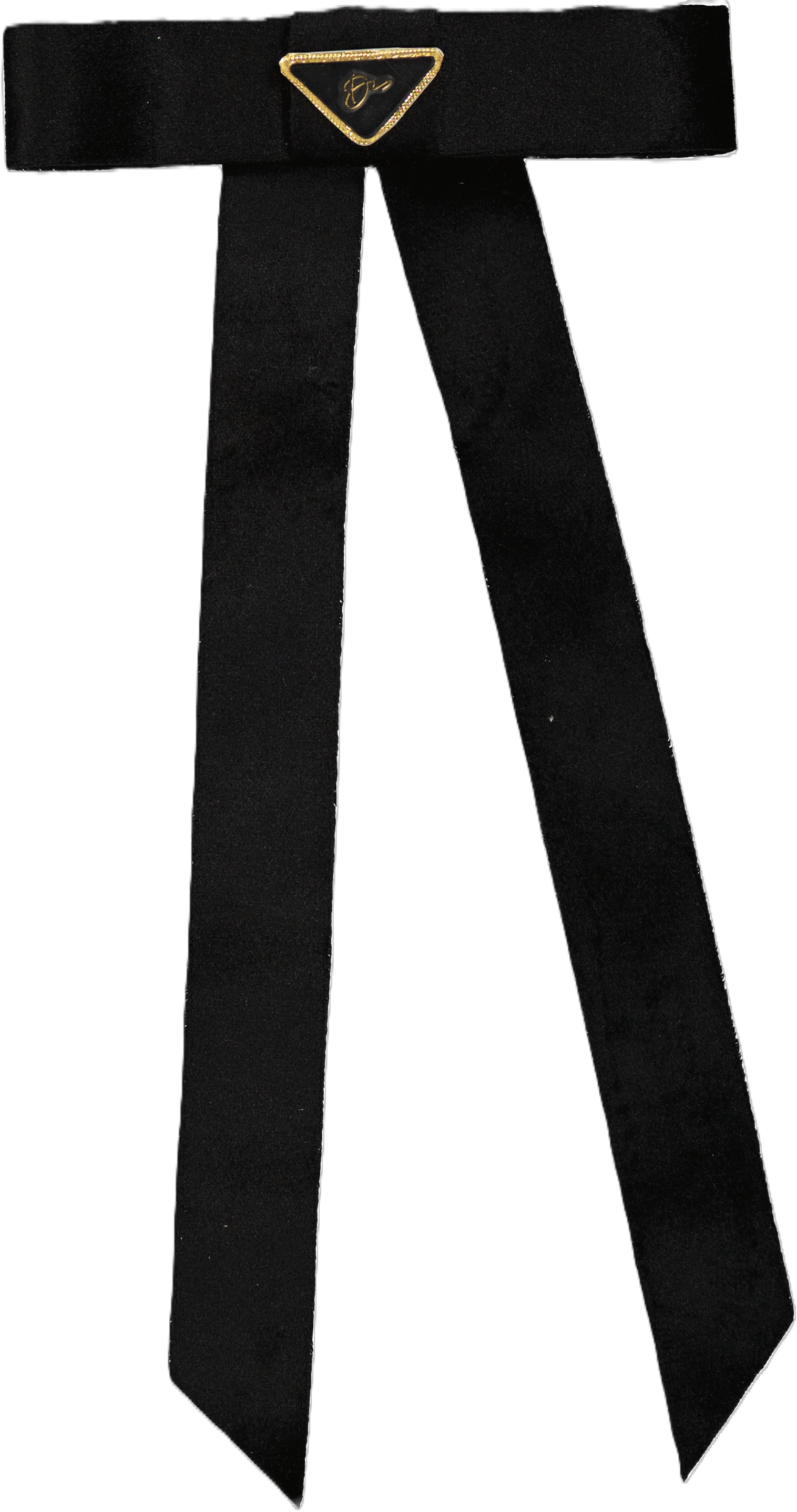 AL4461 DACEE VELVET PATCH BOW LARGE CLIP