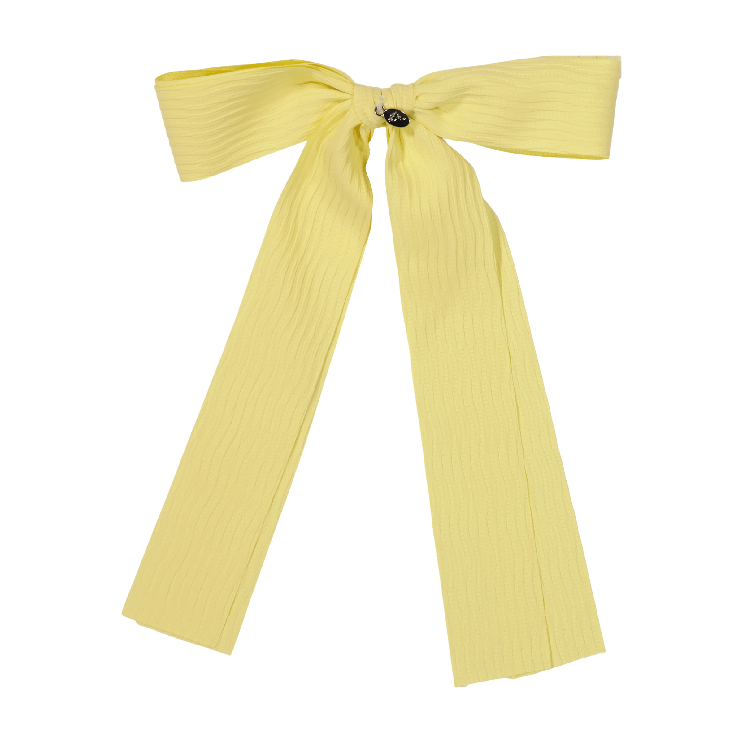 AL4549 DACEE TEXTURED WAVES BOW  LARGE CLIP