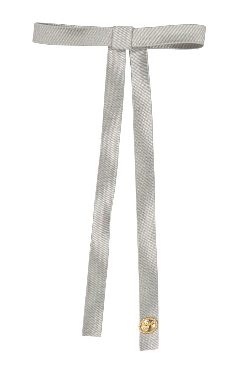 AM4351 SATIN TUXEDO BOW MEDIUM CLIP