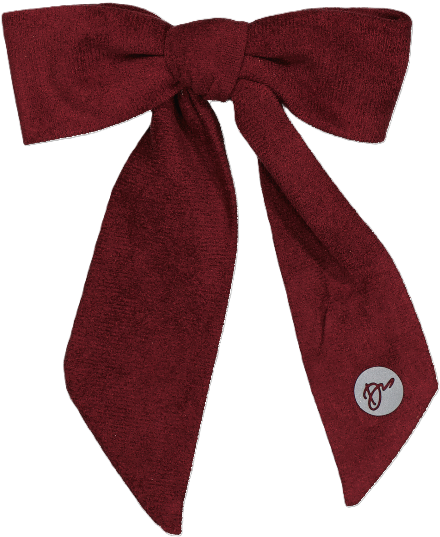 AM4403 DACEE SUEDE LOGO BOW MEDIUM CLIP