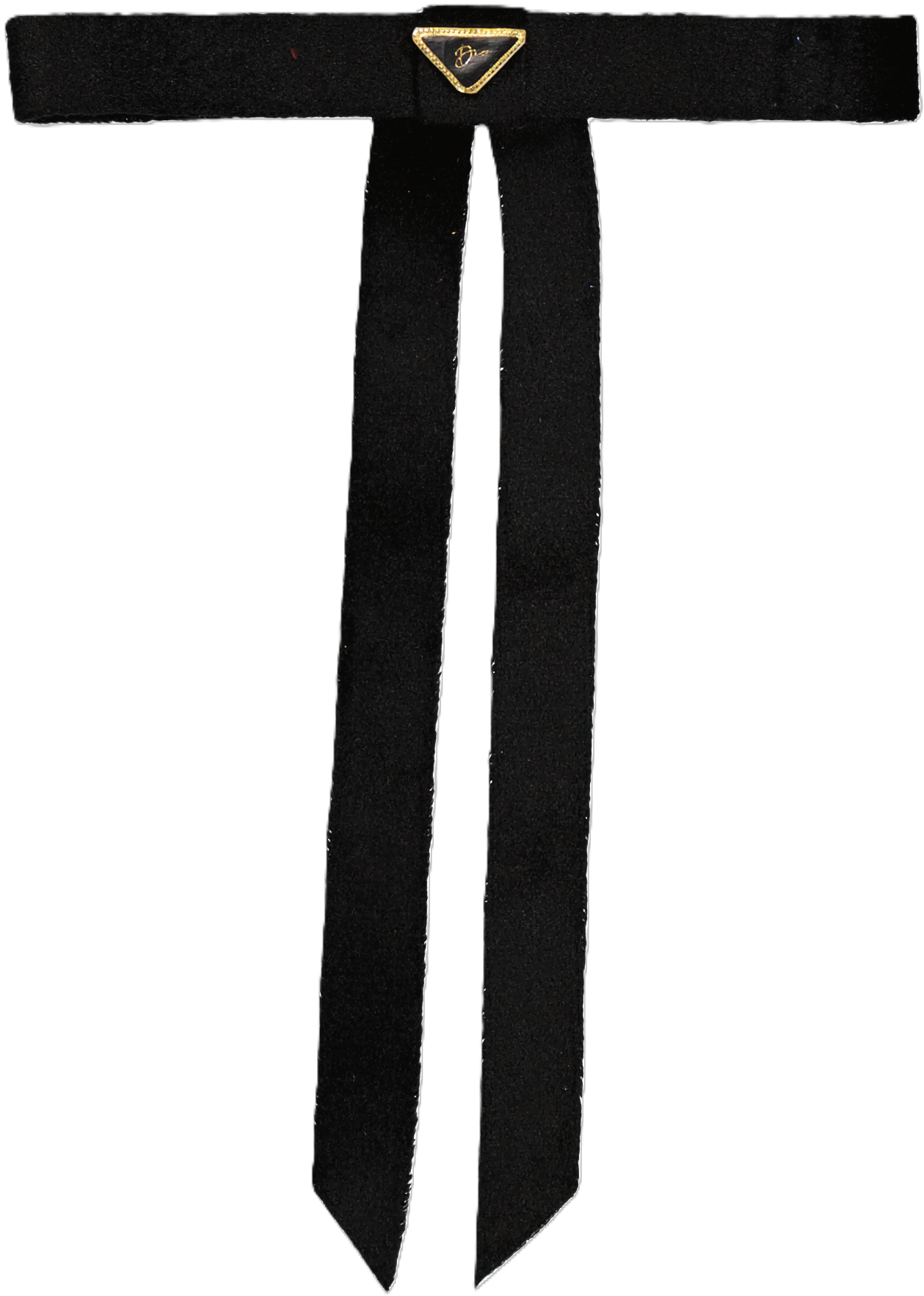 AM4461 DACEE VELVET PATCH BOW MEDIUM CLIP