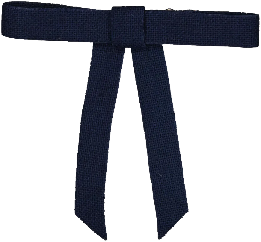 MN4536 DACEE LINEN TUXEDO BOW MINI CLIP