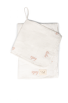 ASCY2427S BEBE BELLA EMBROIDERY SWADDLE + LOVEY SET OS